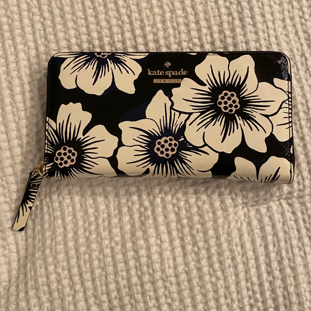 Kate Space floral continental wallet